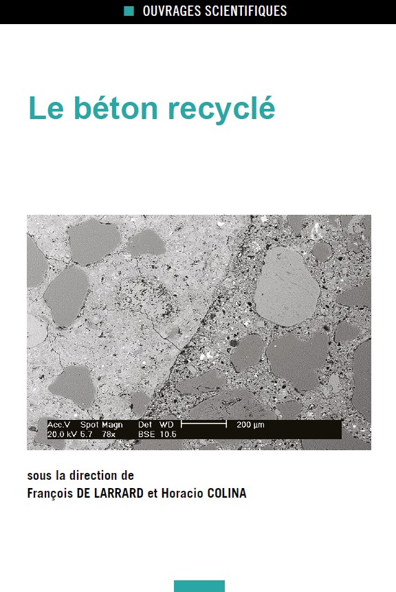 Publication de l'ouvrage "Le béton recyclé"